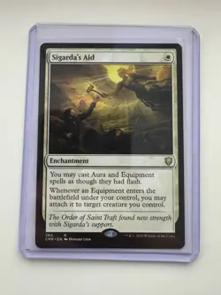 Sigarda's Aid NON-FOIL Commander Legends #384 NM - MTG ENG - Image 1