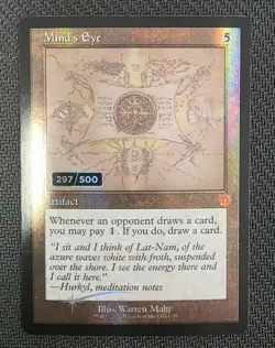 Mind's Eye - MTG - Foil - Serialized - Image 1