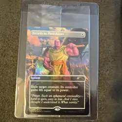 THANOS Swords to Plowshares Marvel Promo Foil Magic The Gathering Sealed PSA - Image 1