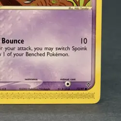 Pokemon Spoink 73/97 Dragon Regular Non Holo LP - Image 4