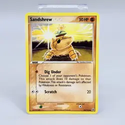 Pokemon Sandshrew Delta Species 82/113 Vintage mp - Image 1