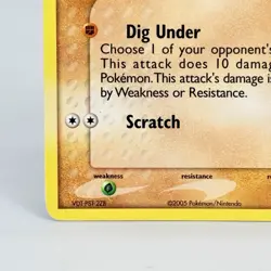 Pokemon Sandshrew Delta Species 82/113 Vintage mp - Image 5