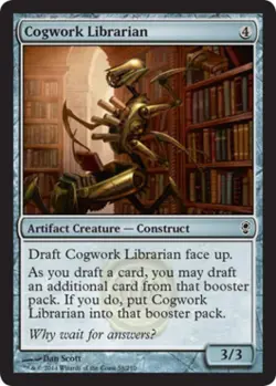 Cogwork Librarian -Foil Medium Play MTG Conspiracy - Image 1
