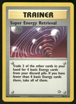 Pokemon Tcg Super Energy Retrieval #89 Pokemon Neo Genesis LP - Image 1