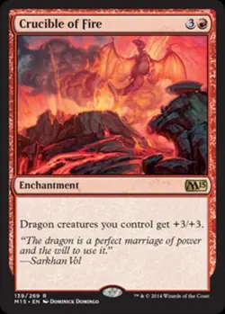 Crucible of Fire - Medium Play MTG Magic 2015 Core Set - Image 1