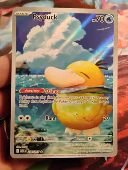 Psyduck Illustration Rare 226/217 Pokemon Ascended Heroes pack fresh 💦 - Image 1