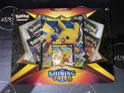 Pokemon TCG Shining Fates Pikachu V Collection Box - New Sealed - Image 1