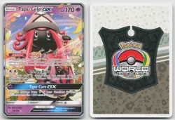 Tapu Lele GX 60/145 World Championship Ultra Rare Guardians Rising Pokemon LP - Image 3