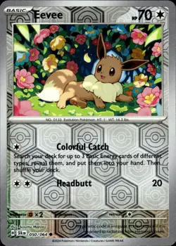EEVEE 050/064 COMMON SHROUDED FABLE POKEMON REVERSE HOLO NM - Image 1