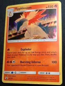 Typhlosion - SM185 Holo Promo Sun & Moon Pokemon TCG LP - Image 1