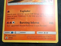 Typhlosion - SM185 Holo Promo Sun & Moon Pokemon TCG LP - Image 3