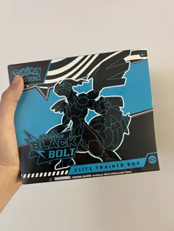 Pokemon TCG Black Bolt Elite Trainer Box Factory Sealed - Image 1