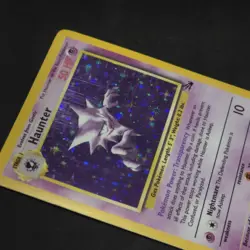 Haunter 6/62 Pokemon TCG Fossil - Ink Stain Error Misprint - LP - Image 5