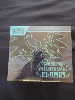 Phantasmal Flames Pokemon TCG ETB Elite Trainer Box New Factory Sealed - Image 1