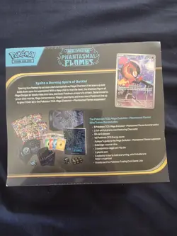 Phantasmal Flames Pokemon TCG ETB Elite Trainer Box New Factory Sealed - Image 3