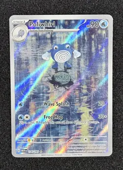 2023 Scarlet & Violet - 151 Poliwhirl 176/165 Illustration Rare Holo - Image 1