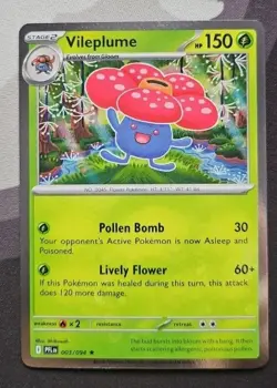 Vileplume (Cosmos Holo) 003/094 Pokemon Phantasmal Flames - NM - Image 1