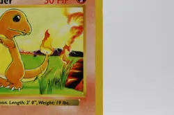 Pokemon Charmander 46/102 WotC Base Set Shadowless Unlimited LP - Image 2