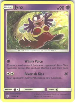 Jynx 38/73 Common Shining Legends Pokemon Lightly Played - Image 1