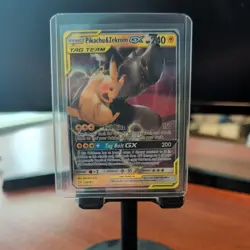 Pokemon Pikachu & Zekrom GX 33/181 SM-Team Up Ultra Rare Holo Tag Team GX NM - Image 1