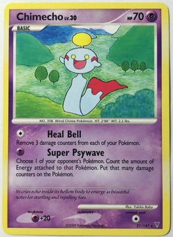 POKEMON CHIMECHO LV.30 21/147 SUPREME VICTORS RARE NEAR MINT - Image 1