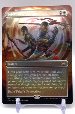 MTG: Double Masters - Teferi's Protection - Borderless - FOIL- NM/M - Image 1