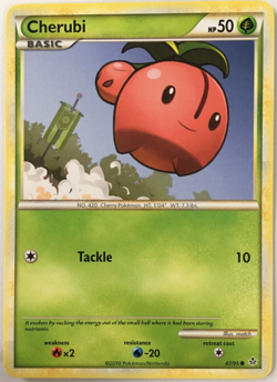 POKEMON CHERUBI 47/95 HS UNLEASHED COMMON NEAR MINT - Image 1