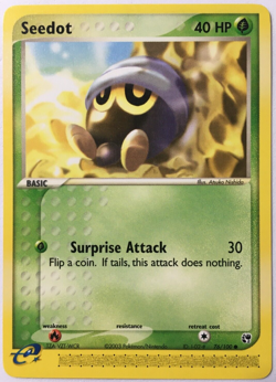 POKEMON SEEDOT 76/100 EX SANDSTORM COMMON NEAR MINT - Image 1