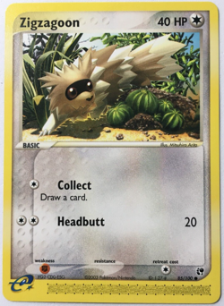 POKEMON ZIGZAGOON 85/100 EX SANDSTORM COMMON NEAR MINT - Image 1