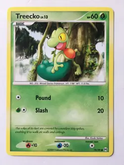 POKEMON TREECKO LV.13 79/99 PLATINUM ARCEUS COMMON NEAR MINT - Image 1
