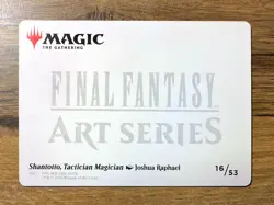 Magic MTG Final Fantasy Shantotto, Tactician Magician 16/53 Art Series Full Art - Image 2