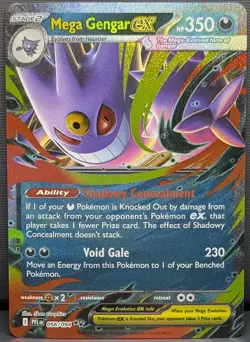 Mega Gengar EX 056/094 from Phantasmal Flames - Pokemon TCG - Double Rare NM - Image 1