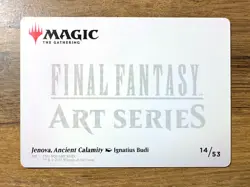 Magic MTG Final Fantasy Jenova, Ancient Calamity 14/53 Art Series Full Art - Image 2