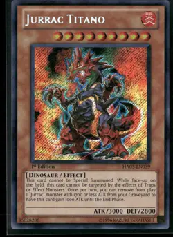 Jurrac Titano HA03-EN039 1st Edition - Yu-Gi-Oh! TCG Secret Rare - Image 1