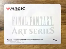 Magic MTG Final Fantasy Hades, Sorcerer of Eld 12/53 Art Series Full Art - Image 2