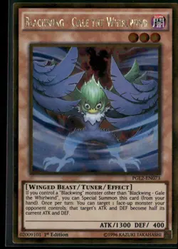 Blackwing - Gale the Whirlwind PGL2-EN073 1st Edition - Yu-Gi-Oh! TCG Gold Rare - Image 1
