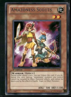 Amazoness Scouts DREV-EN081 1st Edition - Yu-Gi-Oh! TCG Rare - Image 1