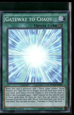 Gateway to Chaos DOCS-EN057 1st Edition - Yu-Gi-Oh! TCG Super Rare - Image 1