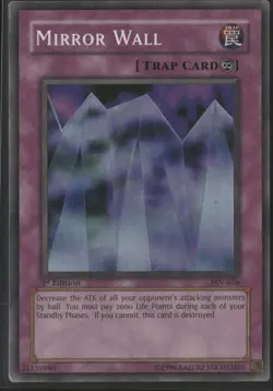 Mirror Wall PSV-016 1st Edition - Yu-Gi-Oh! TCG Super Rare - Image 1