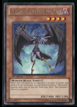 Blackwing - Shura the Blue Flame DP11-EN004 1st Edition - Yu-Gi-Oh! TCG Rare - Image 1