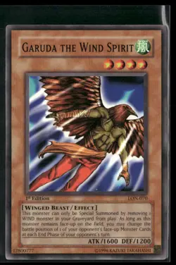 Garuda the Wind Spirit LON-070 1st Edition - Yu-Gi-Oh! TCG Common - Image 1