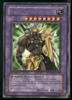Elemental Hero Wildedge DP03-EN010 1st Edition - Yu-Gi-Oh! TCG Rare - Image 1
