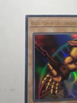 Right Arm of the Forbidden One LOB-EN122 25th Anniversary Ultra Rare NM YGO - Image 3