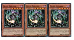 Yugioh- 3X Chaos Sorcerer - Common - Unlimited - SDDC-EN014 - Light Play - Image 1