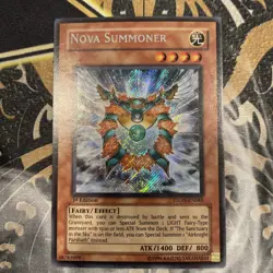 Yugioh 1x Nova Summoner STON-EN065 Secret Rare 1st Edition NM - Image 1
