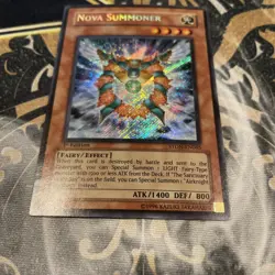Yugioh 1x Nova Summoner STON-EN065 Secret Rare 1st Edition NM - Image 2