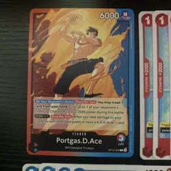 ONE PIECE TCG – Red/Blue Portgas D. Ace Deck – 51 Card Ready to Play – EN - Image 2