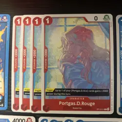 ONE PIECE TCG – Red/Blue Portgas D. Ace Deck – 51 Card Ready to Play – EN - Image 3