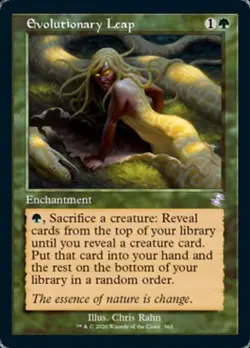 Evolutionary Leap - Near Mint MTG Time Spiral Remastered - Image 1