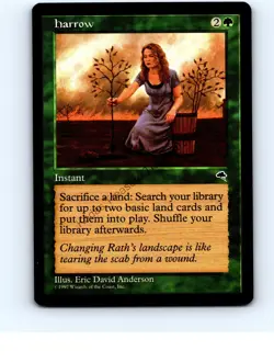 Harrow #230 Green Uncommon Tempest MTG LP Exc+/NM - Image 1